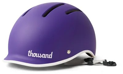 Zdjęcie produktu dla Tysiąc kasków rowerowych JR Kinderhelm w kolorze fioletowym, uniwersalny rozmiar XS (49-53 cm) - Lekki kask rowerowy...