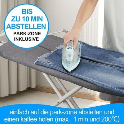 Produktbild von Strijkbrettbezug XL 135 x 55 cm - 3-in-1 mit 6 cm dickem Baumwollmaterial