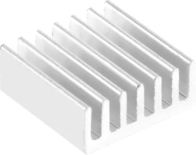 Image de 12pcs Kit de refroidissement pour petit dissipateur thermique en aluminium avec colle adhésive au dos 14x14x6mm