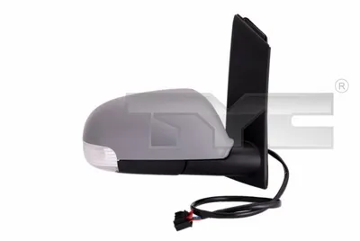 Produktbild von TYC 337-0165 Außenspiegel Seitenspiegel Rechts für VW TOURAN (1T1, 1T2) Konvex Beheizt Grundiert