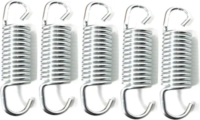 Imagen del producto de Resorte para trampolín, galvanizado, de 8,7 cm de longitud y 3 mm de diámetro, repuesto para trampolines