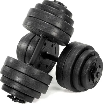 Obrázek produktu pro MAXXIVA Sada jednoručních činek s kotouči, 2 x 15 kg