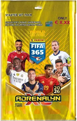 Produktbild von Panini FIFA 365 2025/26 TC Adrenalyn XL – STARTER SET