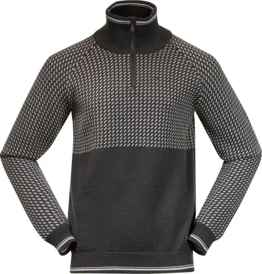 Produktbild von Alvdal Wool Half Zip solid dark grey/vanilla white (14283) M