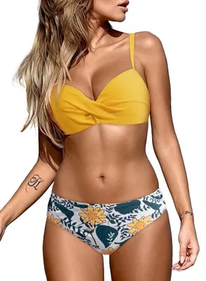 Productafbeelding van Tweedelig damesbikini-set met push-up effect