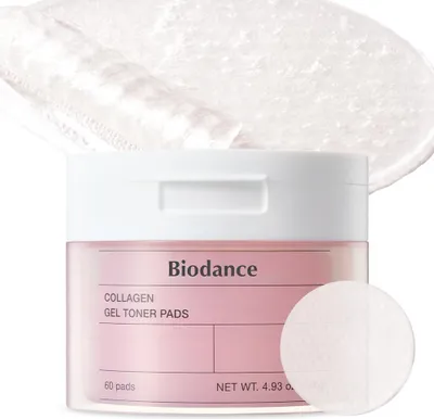 Produktbild von BIODANCE Collagen Gel Toner Pads 60Pads - tonisierende Gesichtspads