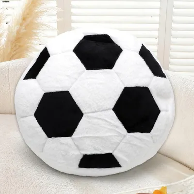 Produktbild von Sitzkissen Fußball, weich, 34 x 34 cm, für Kinderzimmer