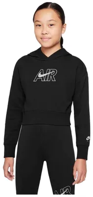 Imagen del producto de Sudadera con capucha Nike corta Air Ft para Niña