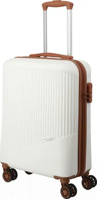 Produktbild von Travelite Bali Handgepäck S Trolley Koffer 55cm 4 Rad / Rollen Hartschale weiß