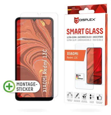 Imagen del producto de Displex 01936, Xiaomi, 13C, Película protectora, Resistente al polvo, Resistente a golpes, Resistente a arañazos, Antichoque, Transparente, 1 unidad