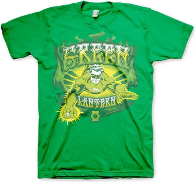 Produktbild von Green Lantern / Green Fire T-shirt - Large - Green