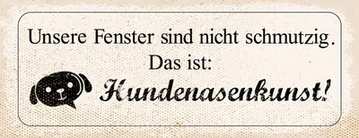 Produktbild von vianmo Holzschild 10x27 cm Hundenasenkunst