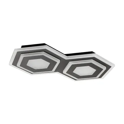Image de Rabalux Noir Plafonnier LED Bitsi 250x410mm 44W 71114