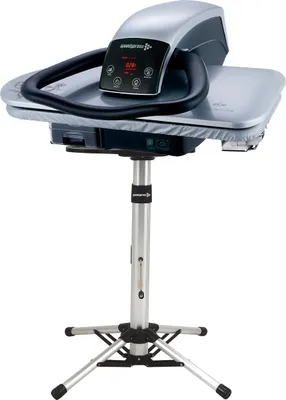 Produktbild von 71HD-S Silber 1600 Watt Hochleistungs-Dampfbügelpresse 68 cm + Stand by Schnellpresse (+ Eisenaufsatz, Filter und Abdeckung)