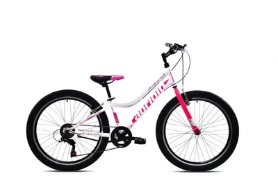 Obrázok produktu pre Detský Bicykel Capriolo Diavolo 400 24"/12" Bielo-Ružový 2025