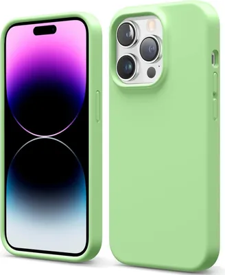 Produktbild von Hülle für Apple iPhone 15 Pro Max Handy Case Handy Schutz Hülle Silikon Cover Handyhülle, grün