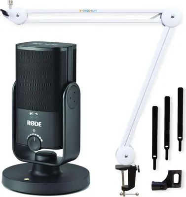 Obrázek produktu pro Rode NT-USB MINI USB mikrofon s ramenem Bílá