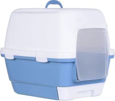 Produktbild von ZOLUX CATHY CleverSmart blaue Katzentoilette mit Filter