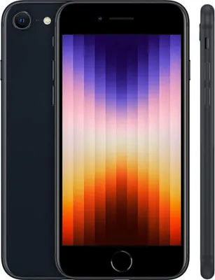 Produktbild von Apple iPhone SE, 11,9 cm (4.7"), 1334 x 750 Pixel, 64 GB, 12 MP, iOS 15, Schwarz