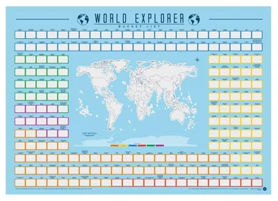 Productafbeelding van Gift Republic Krasposter - Wereldverkenner