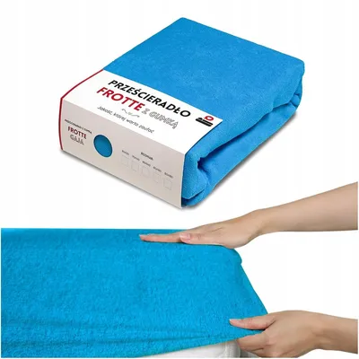 Obrázek produktu pro Łóżkoholicy Prostěradlo s gumou Froté 140x70 cm Tyrkysová