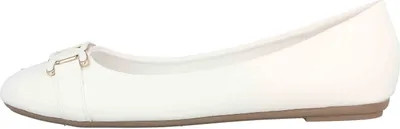 Produktbild von Fitters Footwear Iris Ballerinas in Übergrößen Weiß 2BB0882004 White Polyurethangroße Damenschuhe