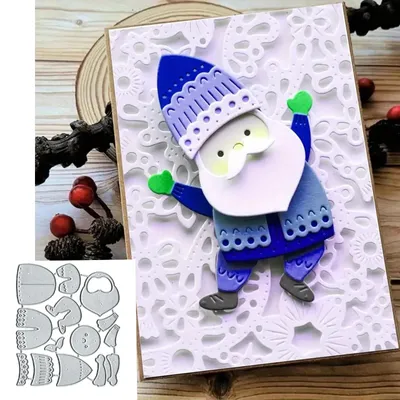 Metall-Stanzformen Set, 10,9 x 9,3 cm, für Karten & Scrapbooking