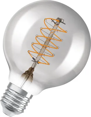 Produktbild von OSRAM Dimmbare LED-Lampen, Vintage-Edition, 30 Watts Ersatz, E27, G80, 1800 Kelvin, Warm Comfort Light, Klares Glas, single Pack