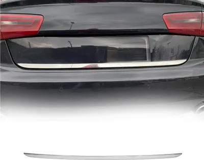 Image de Garniture de hayon coffre pour Audi A6 C7 Berline 2011-2015 PRE FL acier inox