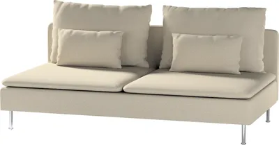 Produktbild von Dekoria Bezug für Söderhamn Sitzelement 3, grau-beige, Bezug für Sitzelement 3