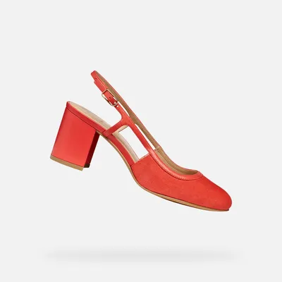 Produktbild von Geox Rote Damen-Pumps mit hohem Absatz, Virnilisa 65 40