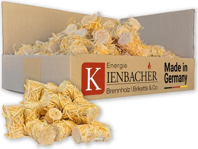 Produktbild von 1 kg Holzwolle-Anzünder Germany aus Fichte & Kiefer Kamin-Anzünder, Grill-Anzünder, Anzündhilfe, Anzündwolle, Ofen-Anzünder | schnell & umweltfreundlich | Energie Kienbacher®