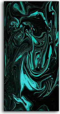 Produktbild von Wanduhr Bürouhr Leinwand Bild Geräuschlos 30x60 Malerei Abstrakte Kunst - schwarze Hände