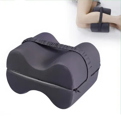 Produktbild von Kniekissen für Seitenschläfer, Memory Foam Beinpolster zur Entlastung bei Rücken-, Hüftschmerzen & Schwangerschaft
