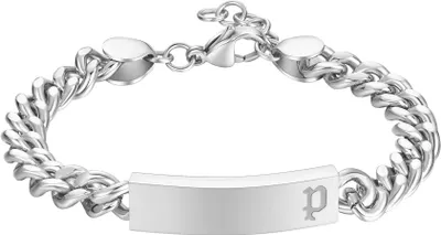 Image de Police PEAGB0010401 Bracelet homme Strip II gravure acier inoxydable 19,5 cm