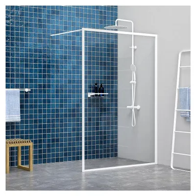 Produktbild von Duschsystem mit Regendusche, Handbrause und höhenverstellbarer Duschstange