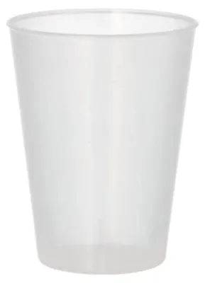 Produktbild von Mehrweg-Trinkbecher PP 0,2 l Ø 7,5 cm · 9,6 cm transluzent extra stabil