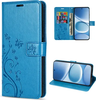 Produktbild von Hülle für Xiaomi Redmi Note 15 Pro 5G Handyhülle Wallet Case Klapphülle in Blau