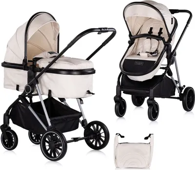 Produktbild von CHIPOLINO Aura 2-in-1-Kombikinderwagen Biscotta