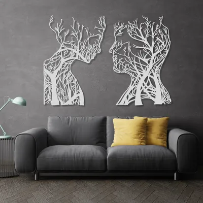 Produktbild von Wandbild aus Holz, 3D Wanddeko ohne Geruchsbelästigung, Moderne Holzkunst für Wohnzimmer, Schlafzimmer, Büro & Küche