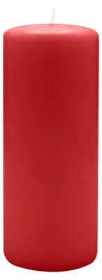 Produktbild von Flachkopf-Stumpenkerzen Rot 300 x Ø 100 mm, 2 Stück