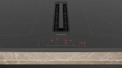 Produktbild von Siemens iQ500 ED851HQ26E, Schwarz, Integriert, 80 cm, Zonen-Induktionskochfeld, Glas, 4 Zone(n)
