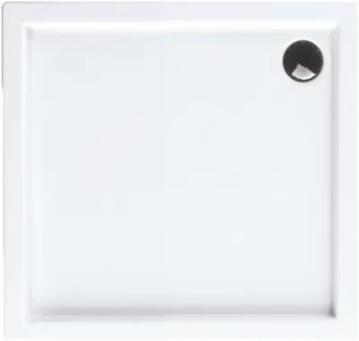 Produktbild von VBChome Duschwanne 70x80x5 Duschtasse für Duschkabine Rechteck Extra Flach Ablauf weiß Acryl Corrina AP90