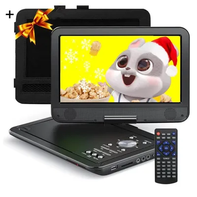 Produktbild von Yoton 12,5" Tragbarer DVD Player Mit 10,5" HD-Schwenkbildschirm Portabler DVD-Player