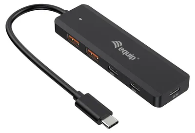 Immagine prodotto di Hub USB-C a 4 porte USB 3.2 Gen 2 (10Gbps), USB-C x 2, USB-A x 2