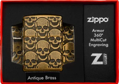 Produktbild von Feuerzeuge ZIPPO SKULLS DESIGN 60007234