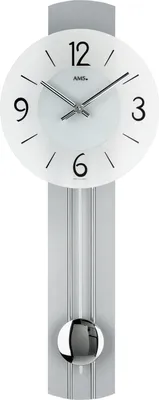 Produktbild von AMS Quarz-Pendeluhr, Quarzpendelwerk, 23x60x7cm, 7275
