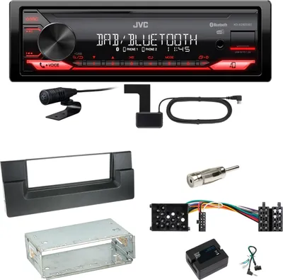 Produktbild von JVC KD-X282DBT Bluetooth DAB USB Einbauset für BMW 5er E39 bis 09/2000