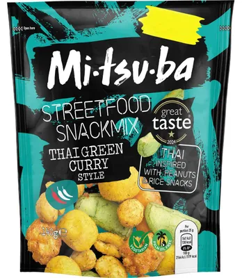 Produktbild von Mitsuba Streetfood Snackmix Thai Green Curry Style 140g