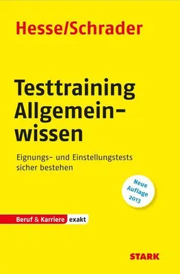 Produktbild von Hesse, J: Testtraining Allgemeinwissen
